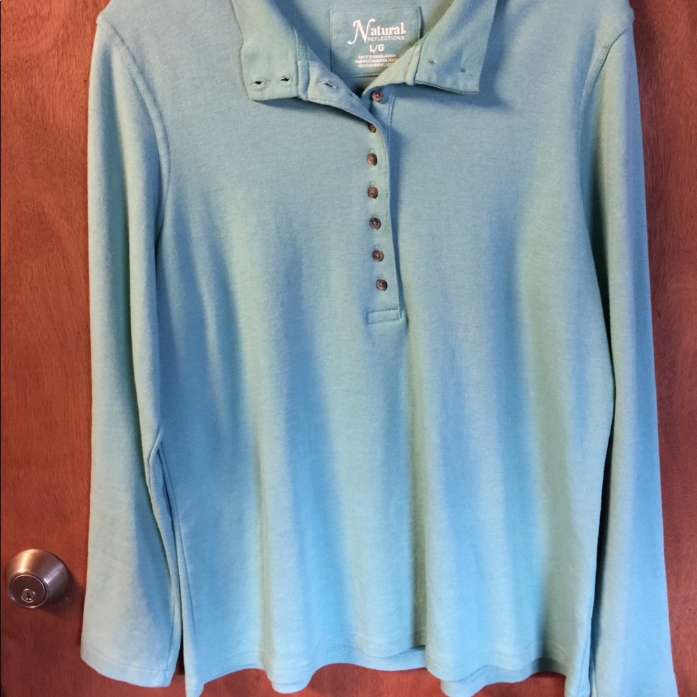 Natural Reflections Ladies Long Sleeve Top Size Lg